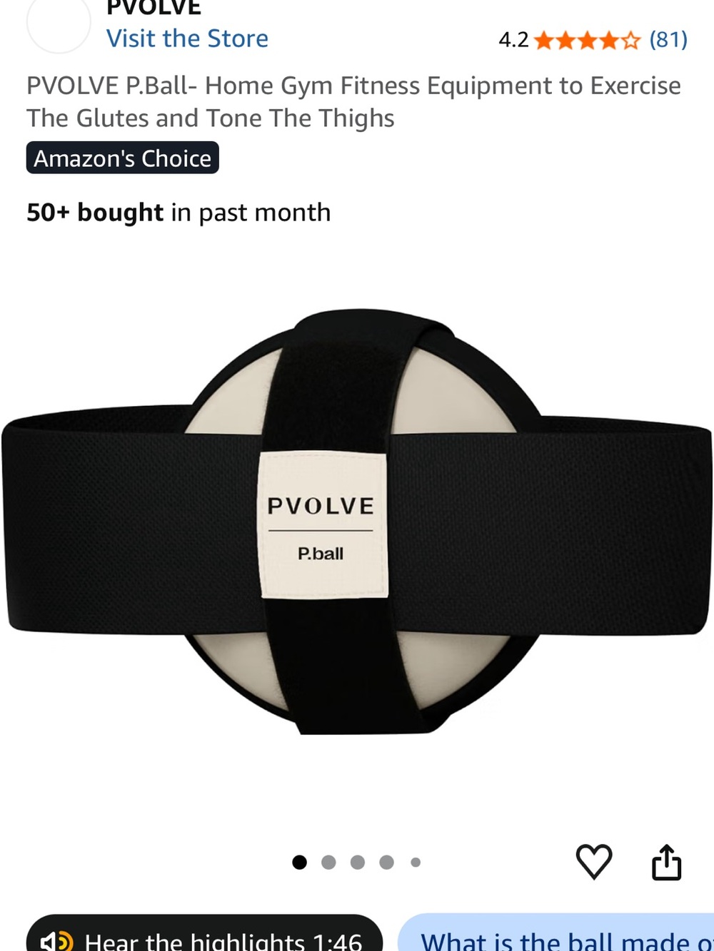 PVOLVE P.Ball, Light Ankle Band, and Heavy Ankle Band - Pvolve Bundle!